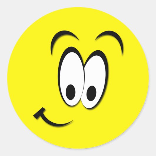 KUSTGEZICHT RONDE STICKER (Voorkant)