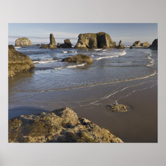 Kustgezichten, Bandon, Oregon Poster (Voorkant)