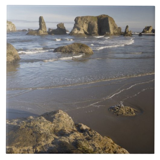 Kustgezichten, Bandon, Oregon Tegeltje (Voorkant)