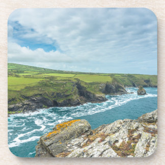 Kustgezichten vanaf Willapark Lookout Boscastle Bier Onderzetter