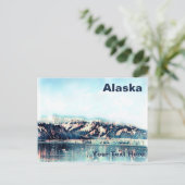 Kustglacier Briefkaart (Staand voorkant)