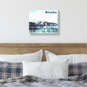 Kustglacier Canvas Afdruk (Insitu (Slaapkamer))