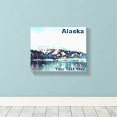 Kustglacier Canvas Afdruk (Insitu (Houten vloer))