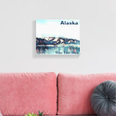 Kustglacier Canvas Afdruk (Insitu (Woonkamer))