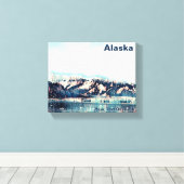 Kustglacier Canvas Afdruk (Insitu (Houten vloer))