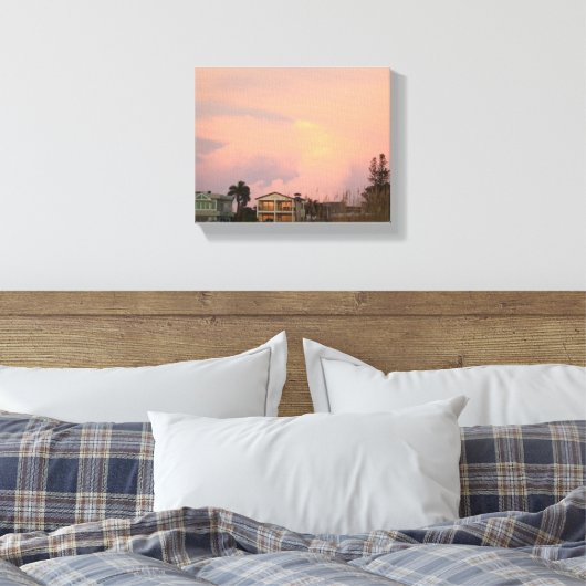 Kustgloed Canvas Afdruk (Insitu (Slaapkamer))