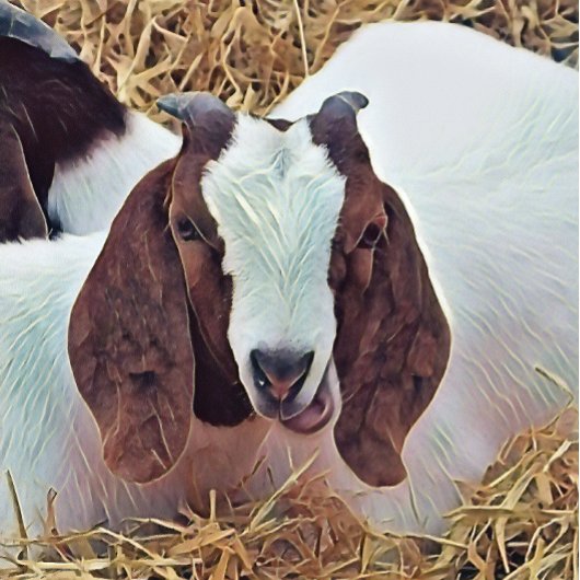 KUSTGOAT BAGAGELABEL