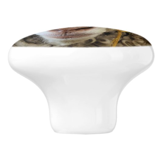 KUSTGOAT KERAMISCHE KNOP (Zijkant)