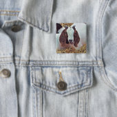 KUSTGOAT VIERKANTE BUTTON 5,1 CM (In situ)