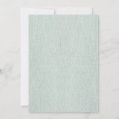 Kustgolf van Zee Zandband Nautisch Verloving Kaart (Achterkant)