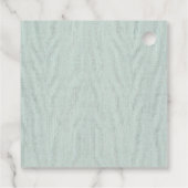 Kustgolf Zee Zandband Nautical Weddenschap Bedankjes Labels (Achterkant)