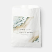 Kustgolf Zee Zandband Nautical Weddenschap Bedankzakje (Voorkant)