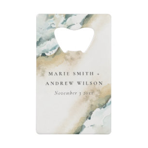 Kustgolf Zee Zandband Nautical Weddenschap Creditkaart Flessenopener