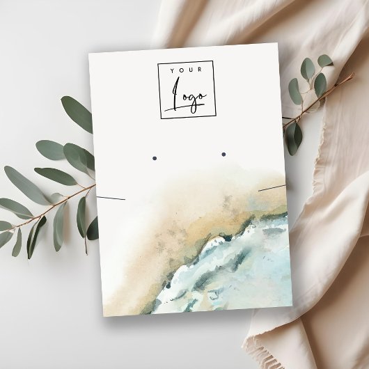 Kustgolf Zee Zandstrand Ketting Visitekaartje