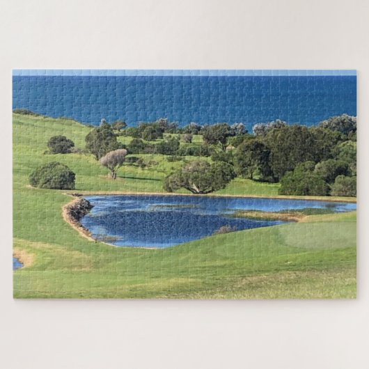 kustgolfbaan legpuzzel (Horizontaal)