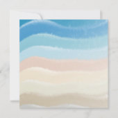 Kustgolven van Shoreline Feestdagenkaart (Voorkant)