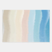 Kustgolven van Shoreline Inpakpapier Vel (Voorkant)