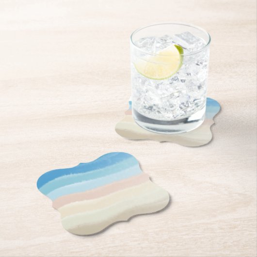 Kustgolven van Shoreline Kartonnen Onderzetters (Insitu)