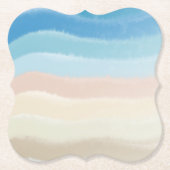 Kustgolven van Shoreline Kartonnen Onderzetters (Voorkant)