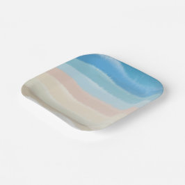 Kustgolven van Shoreline Papieren Bordje