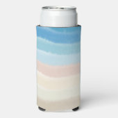 Kustgolven van Shoreline Seltzer Blikjeskoeler (Seltzer Achterkant)