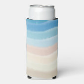 Kustgolven van Shoreline Seltzer Blikjeskoeler (Seltzer Voorkant)