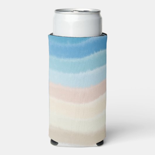 Kustgolven van Shoreline Seltzer Blikjeskoeler (Seltzer Voorkant)