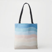 Kustgolven van Shoreline Tote Bag (Voorkant)