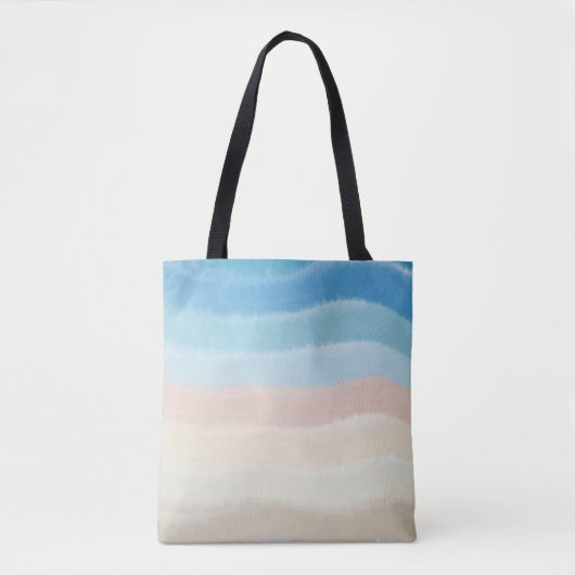 Kustgolven van Shoreline Tote Bag (Voorkant)