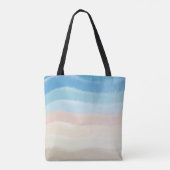 Kustgolven van Shoreline Tote Bag (Achterkant)