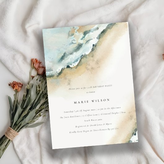 Kustgolven Zee zand strand elke zondag Kaart