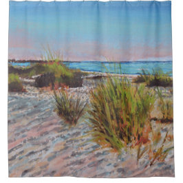 Kustgordijn voor het verven van kusten douchegordijn