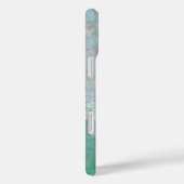 Kustgoten | Blauwe en groene Waterverf Gold Case-Mate iPhone Case (Achterkant / Rechts)