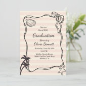 Kustgradatie 2026 Uitnodiging (Staand voorkant)