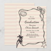 Kustgradatie 2026 Uitnodiging (Voorkant / Achterkant)