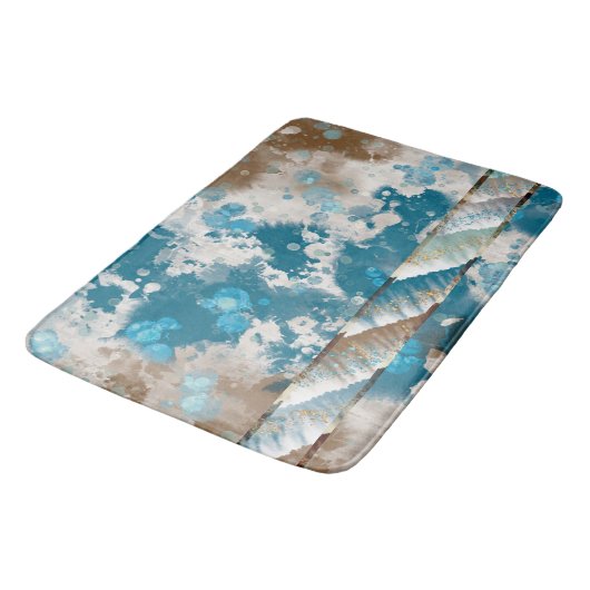 Kustgrens Abstracte golfbreker Badmat (Gekanteld)