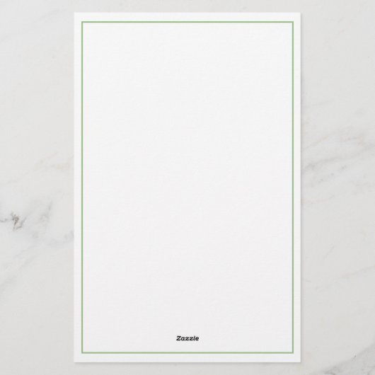 Kustgroene palm palm boom gepersonaliseerd briefpapier (Achterkant)