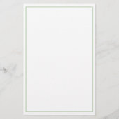 Kustgroene Palmetto Palmboom Persoonlijk Briefpapier (Achterkant)