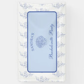 Kustgrootmoeder Beach Bach Bachelorette Party Spandoek (Verticaal)