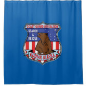 KustGuard Air Station Kodiak Douchegordijn (Voorkant)