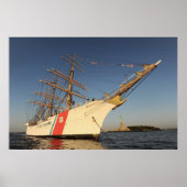 KustGuard Cutter Eagle met Vrijheidsbeeld Poster (Voorkant)