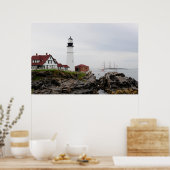 KustGuard Cutter Eagle & Portland Head Light Poster (Keuken)