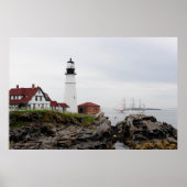 KustGuard Cutter Eagle & Portland Head Light Poster (Voorkant)