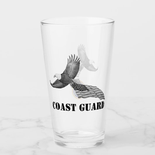 KustGuard Eagle Beer Glass Glas (Voorkant)