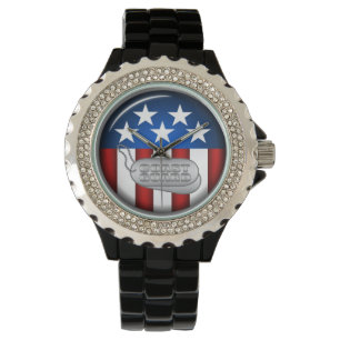 KustGuard Emblem Seal Insignia Design #1 Horloge