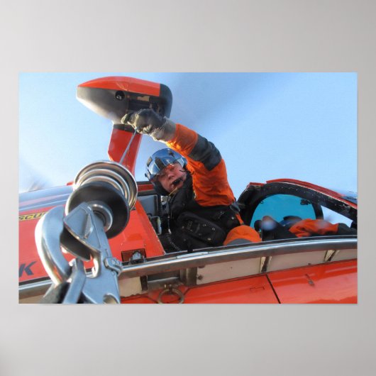 KustGuard HH-65 Dolphin Helikopter Poster (Voorkant)