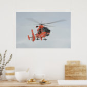 KustGuard HH-65 Dolphin Helikopter Poster (Keuken)