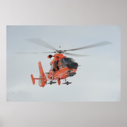 KustGuard HH-65 Dolphin Helikopter Poster (Voorkant)