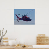 KustGuard HH-65B Dolphin Helikopter Poster (Keuken)