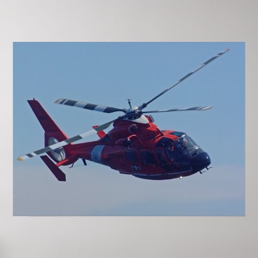 KustGuard HH-65B Dolphin Helikopter Poster (Voorkant)